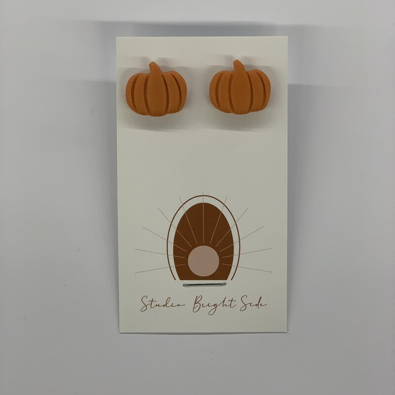 By Emma, Size: Studs, Item: Pumpkin