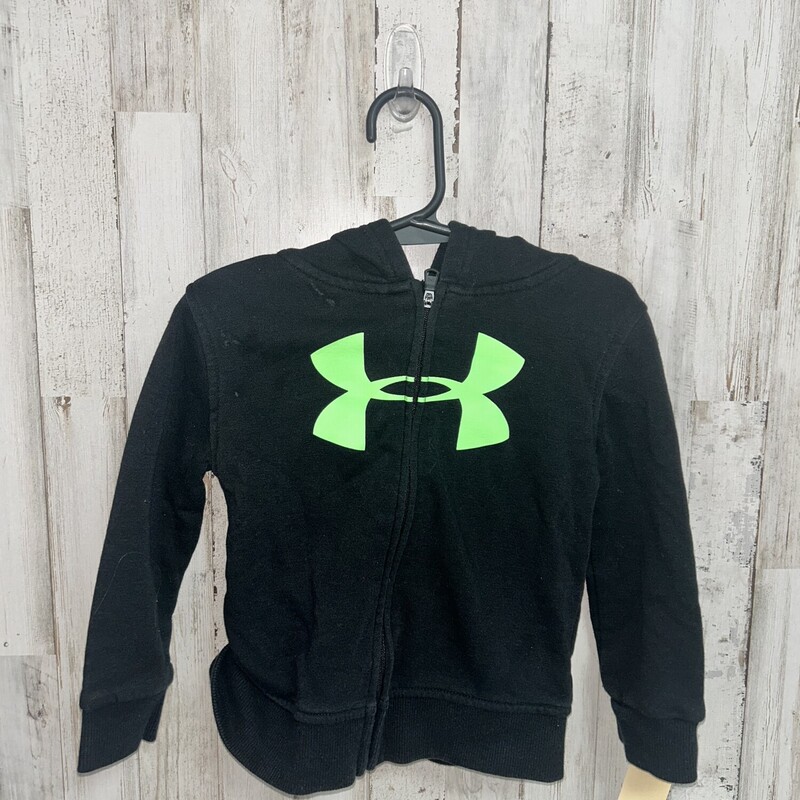 2T Black/Green Logo Jacke