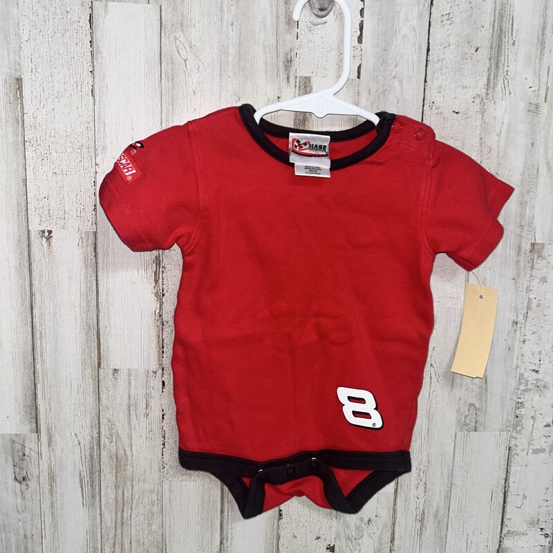 6/9M Red Nascar Onesie