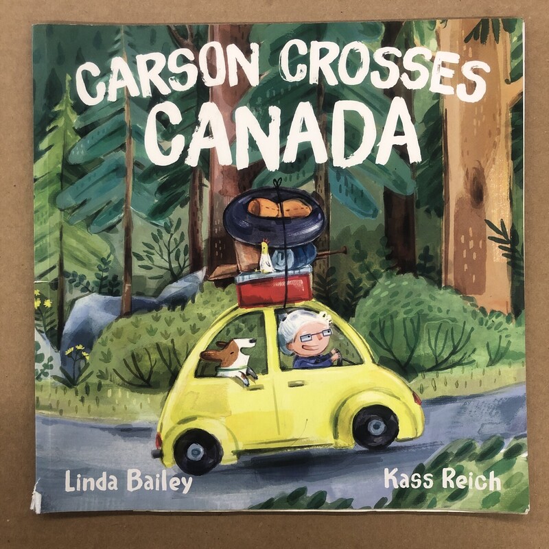 Carson Crosses Canada, Size: Back, Item: Paper