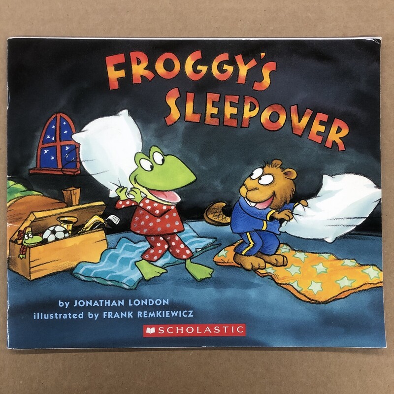 Froggys Sleepover, Size: Back, Item: Paper