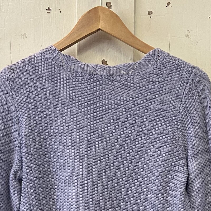 Prpl Scllop Nub Sweater<br />
Prple<br />
Size: Small