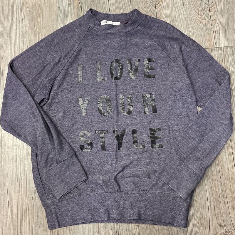 Joah Love Sweatshirt, Purple, Size: 8Y