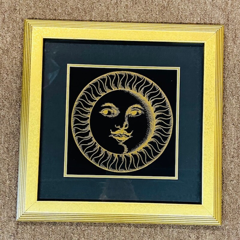 Sunshine Face Square Print
Black Gold
Size: 13.5 x 13.5H