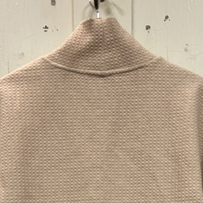 Oat Waffle Mock Pullover<br />
Oat\\<br />
Size: S R $88