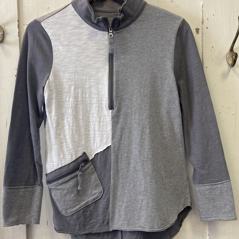 Gry/char/crm 1/4 Zip