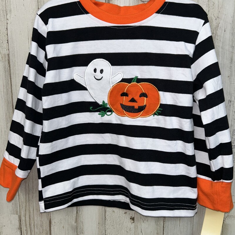 2 Black Stripe Ghost Tee