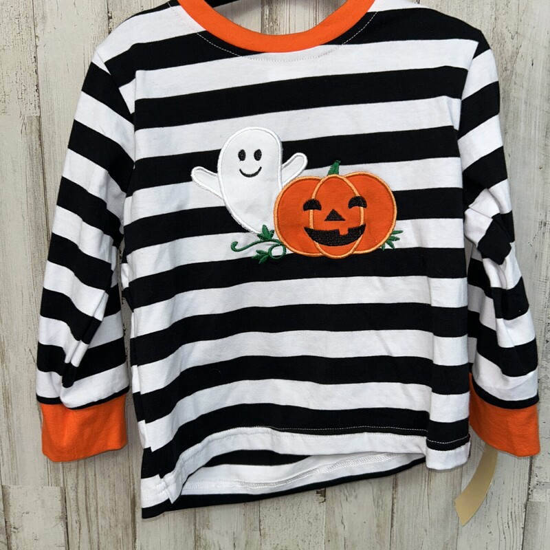 2 Striped Pumpkin Tee