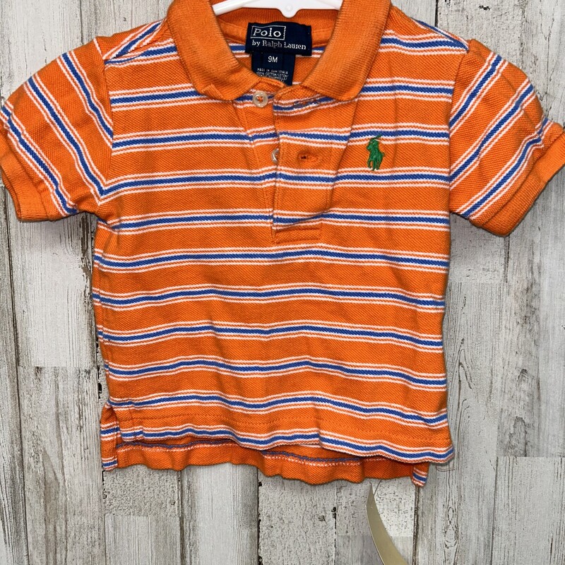 9M Orange Stripe Polo