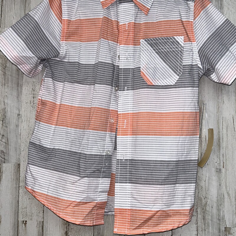 6/7 Grey/Orange Stripe Bu