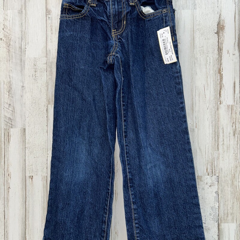 7 Slim Drk Wash Jeans, Blue, Size: Boy 5-8