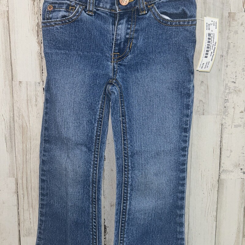 4T Bootcut Jeans, Blue, Size: Girl 4T