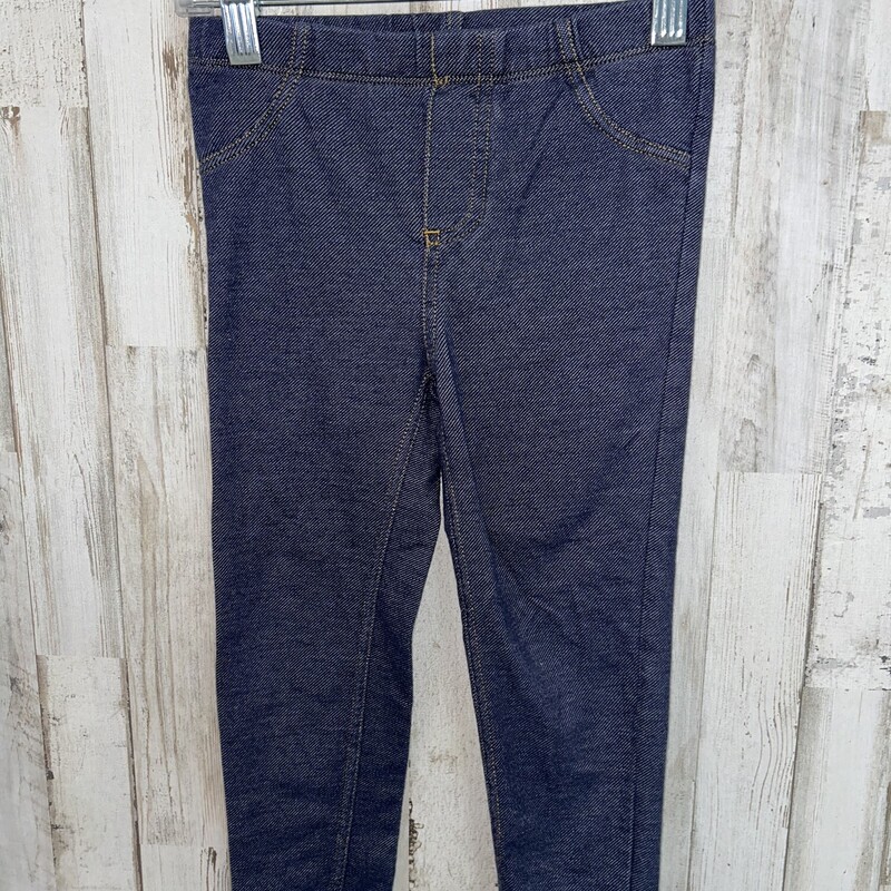 4T Denim Style Leggings, Blue, Size: Girl 4T