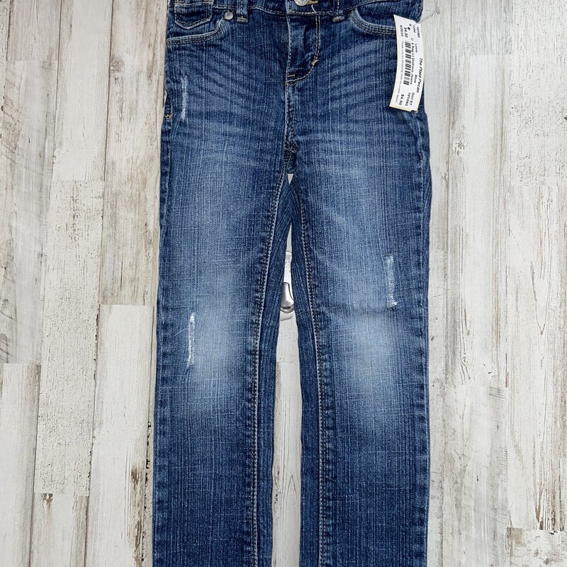 5 Reg Lt Distress Jeans