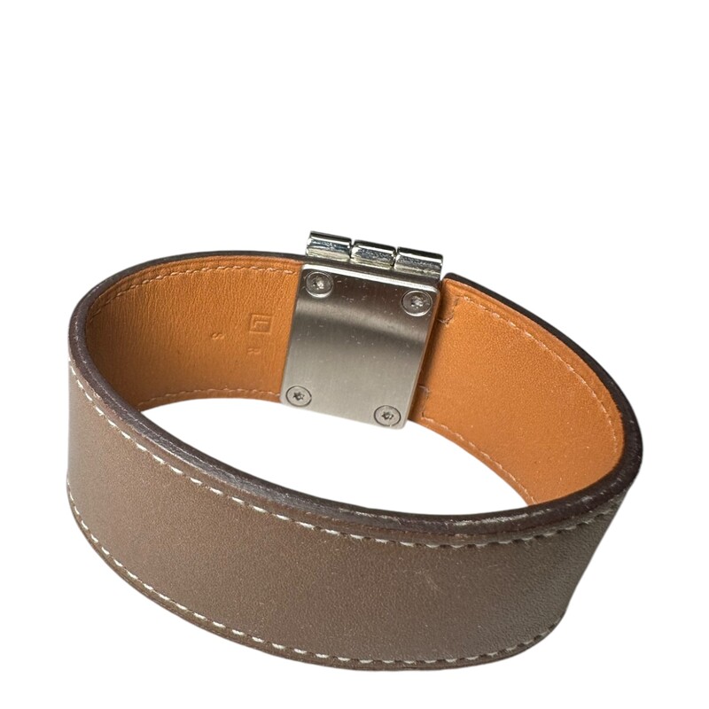 Hermes Rush Leather Cuff Bracelet
Stamp: L R