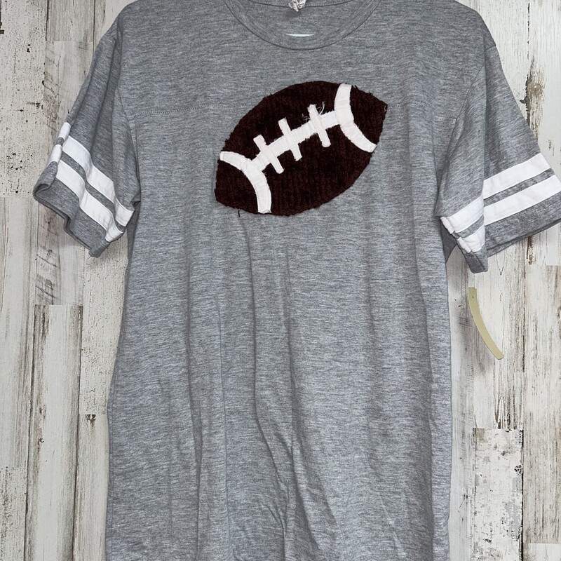 M Grey Football Tee