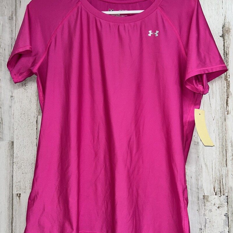 M Hot Pink Logo Tee