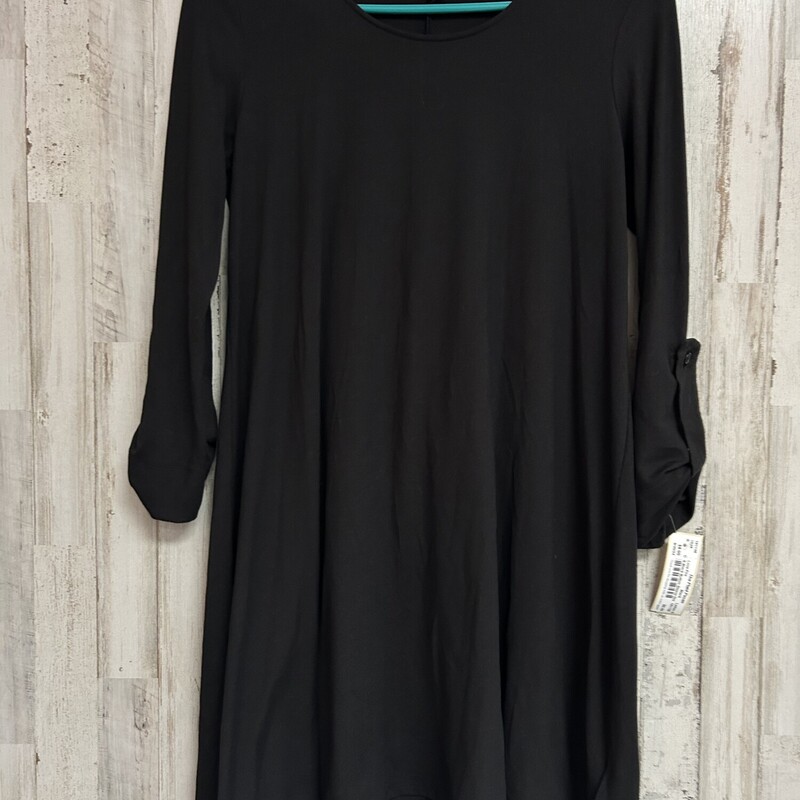 S Black Button Sleeve Dre