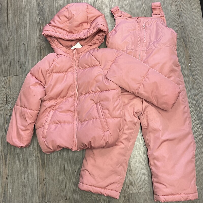 Old Navy Snow Suit 2pc, Coral, Size: 3Y
Small Stain on Sleeves