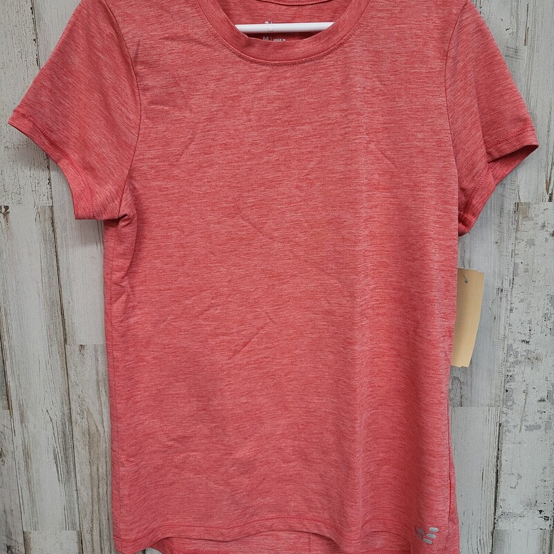 8/10 Red Heathered Tee, Red, Size: Girl 7/8