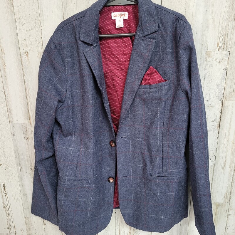 10 Grey Plaid Suit Jacket