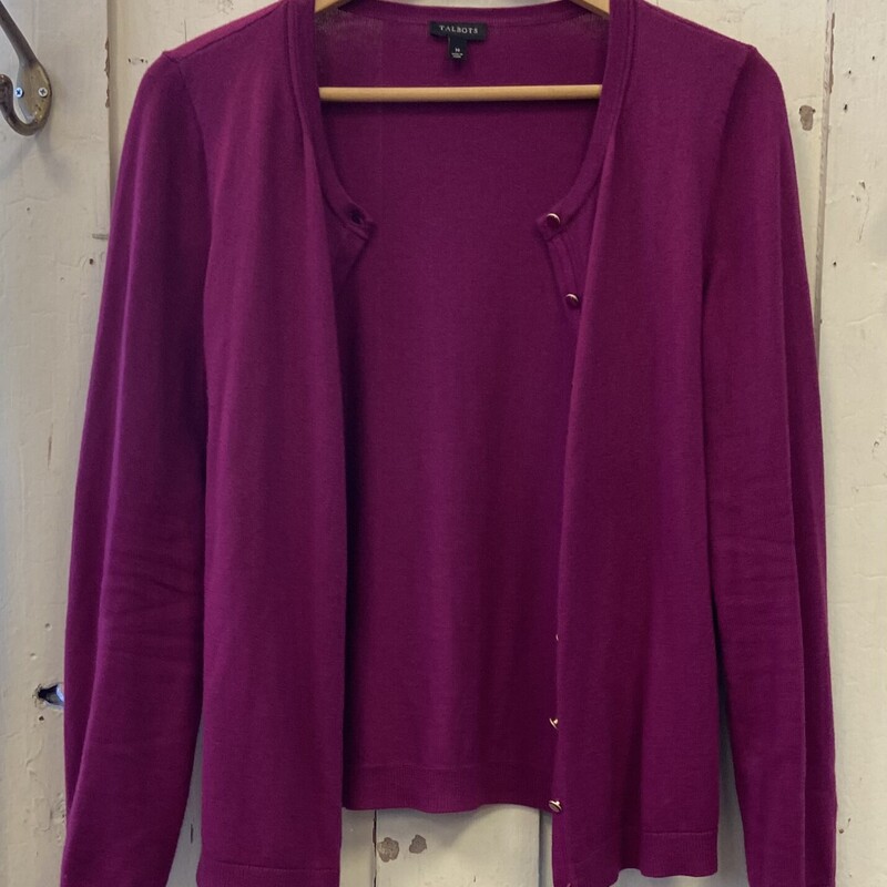 Orchid Cashmere Cardigan<br />
Orchid<br />
Size: M R $109