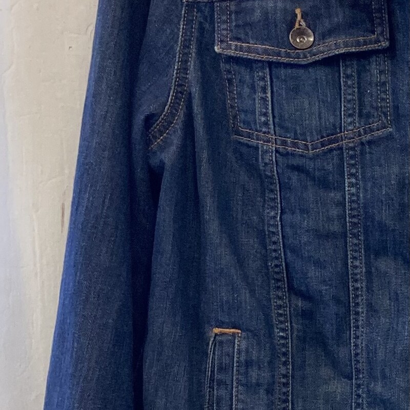 Denim Jean Jacket<br />
Blue<br />
Size: Large