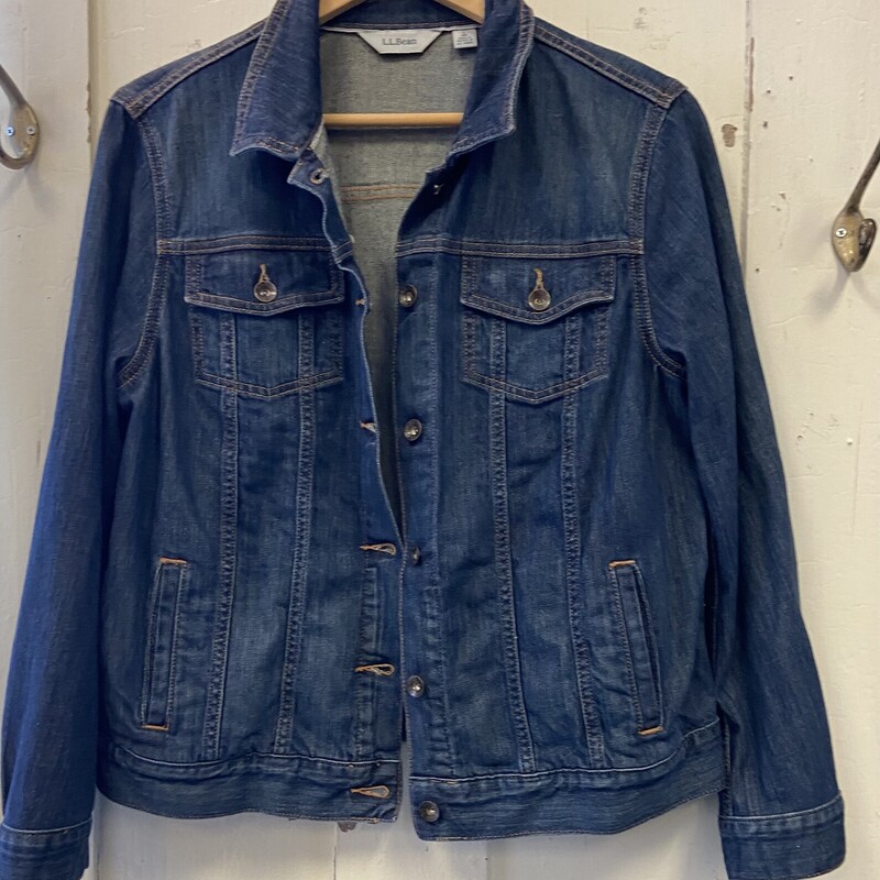 Denim Jean Jacket<br />
Blue<br />
Size: Large