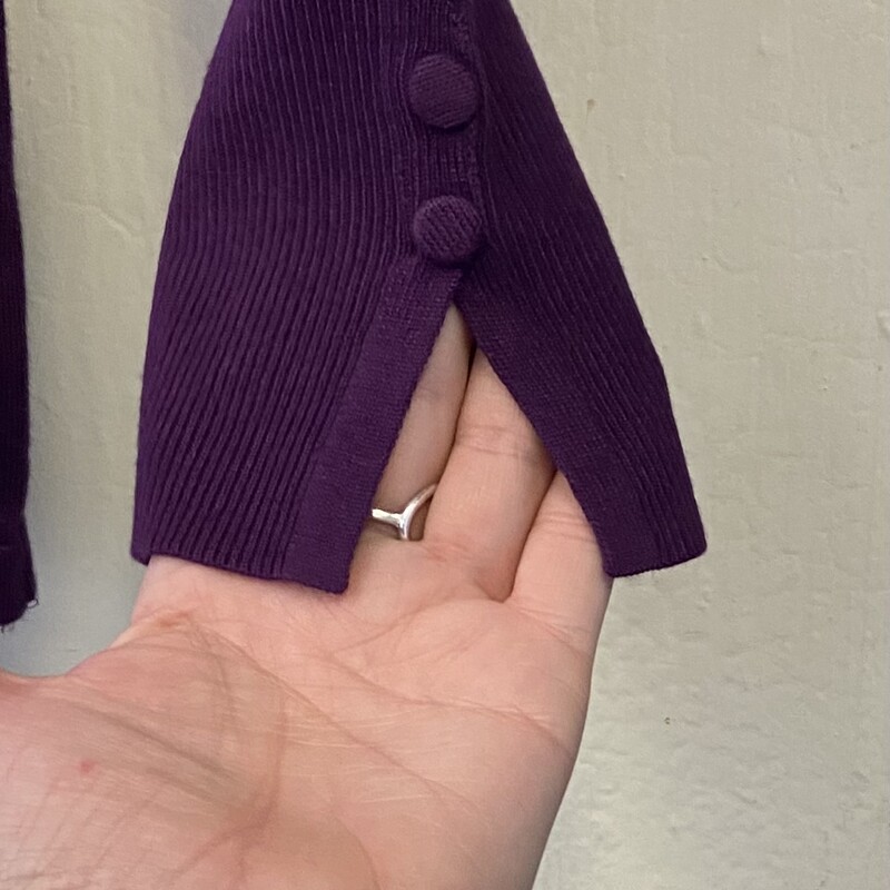 NWT Purple Sweater<br />
Purple<br />
Size: Medium