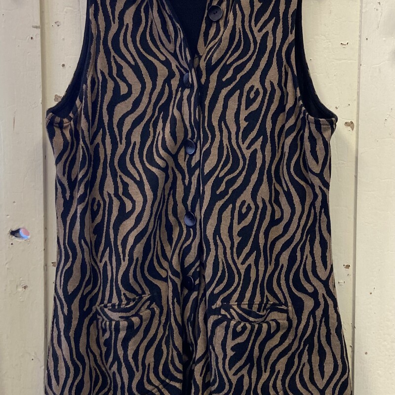 Br/blk Reverse Vest