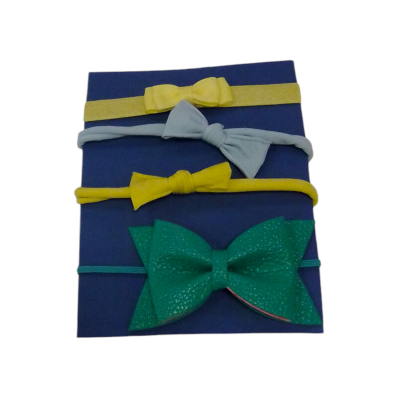 4pc Bow Headbands