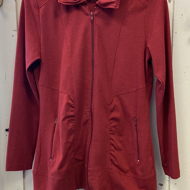 Red Gther Zip Up