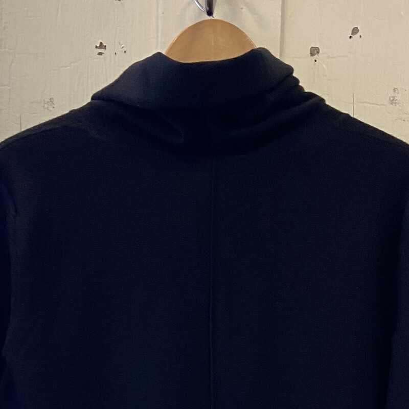 Black Cowl Neck Sweater<br />
Black<br />
Size: XL