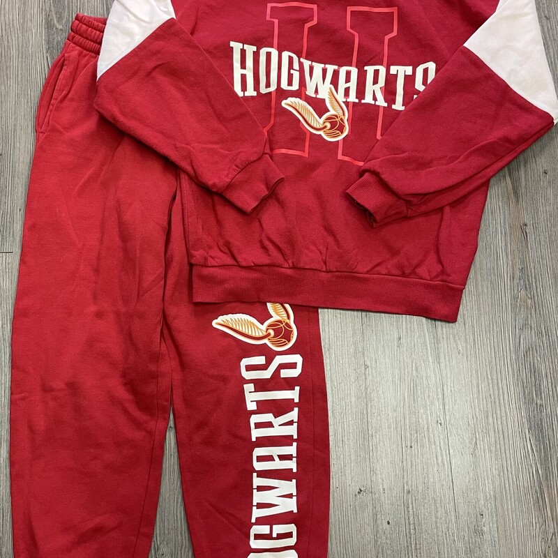 H&M Sweat Set Hogwarts, Red, Size: 9-10Y