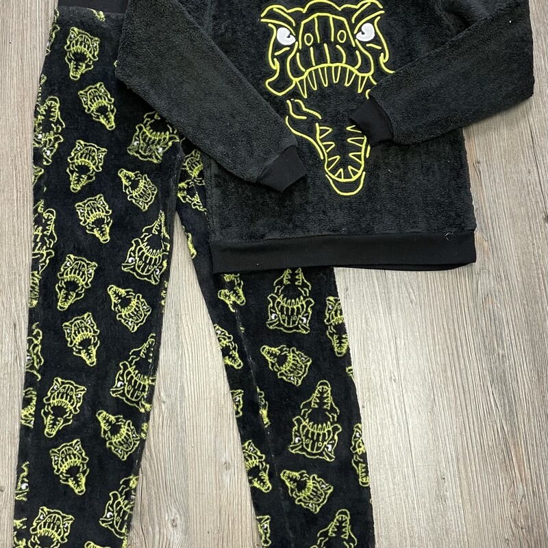 George Pj Set, Black, Size: 7-8Y