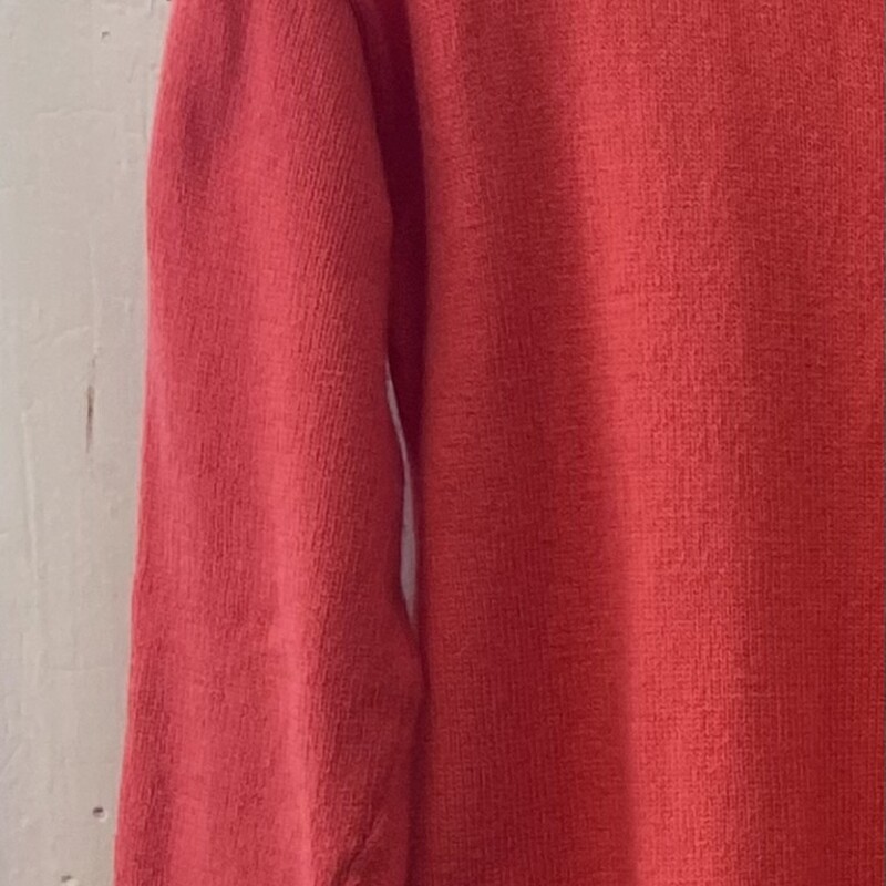 Coral Scallop Sweater<br />
Coral<br />
Size: Medium