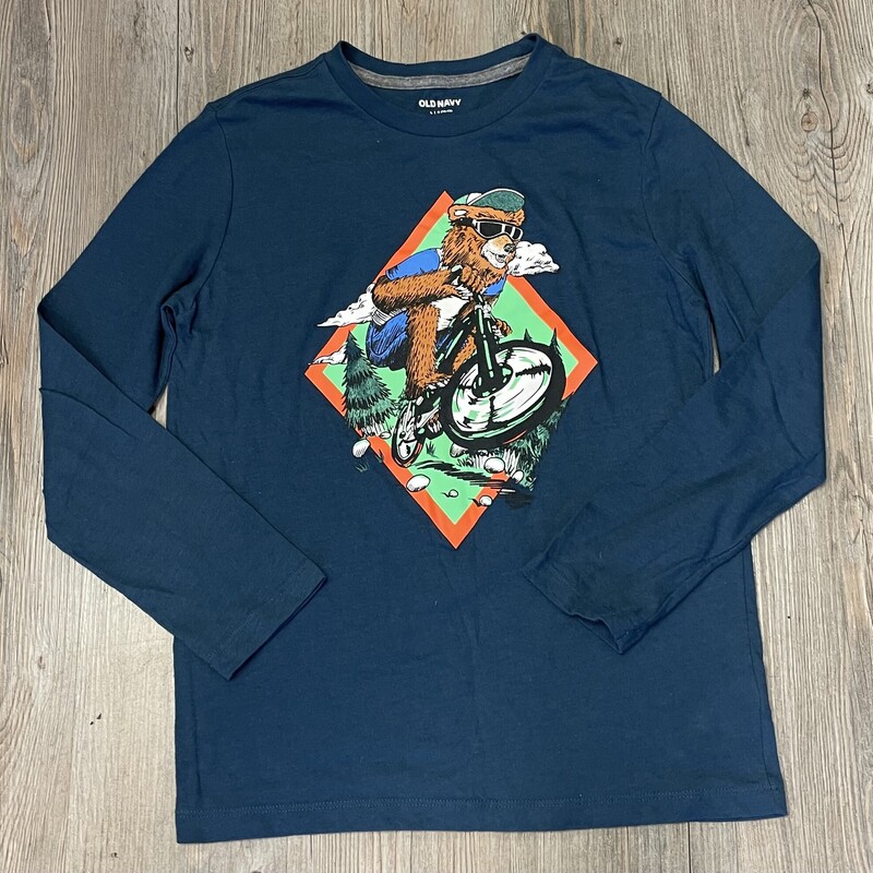 Old Navy LS Tee, Navy, Size: 10-12Y