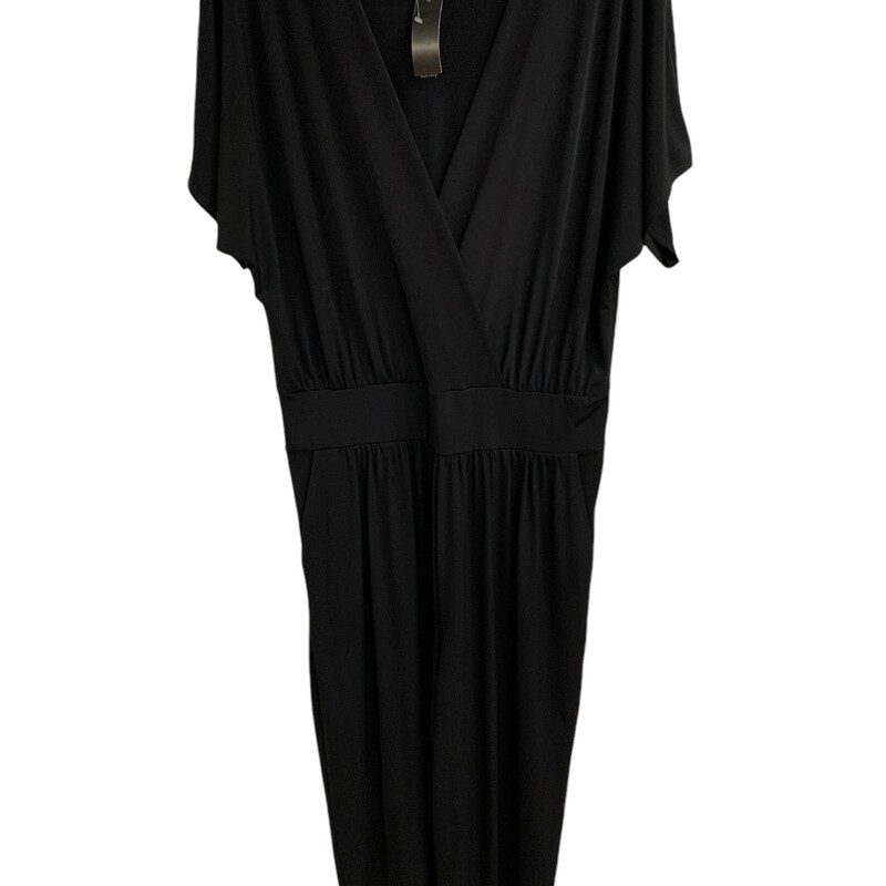 Kim & Co Jumpsuit, Black, Size: 2X