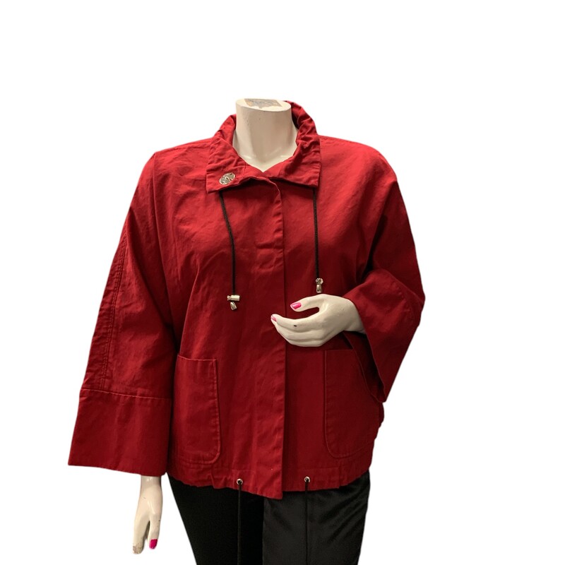 Marla Wynne Coat, Red, Size: 2x