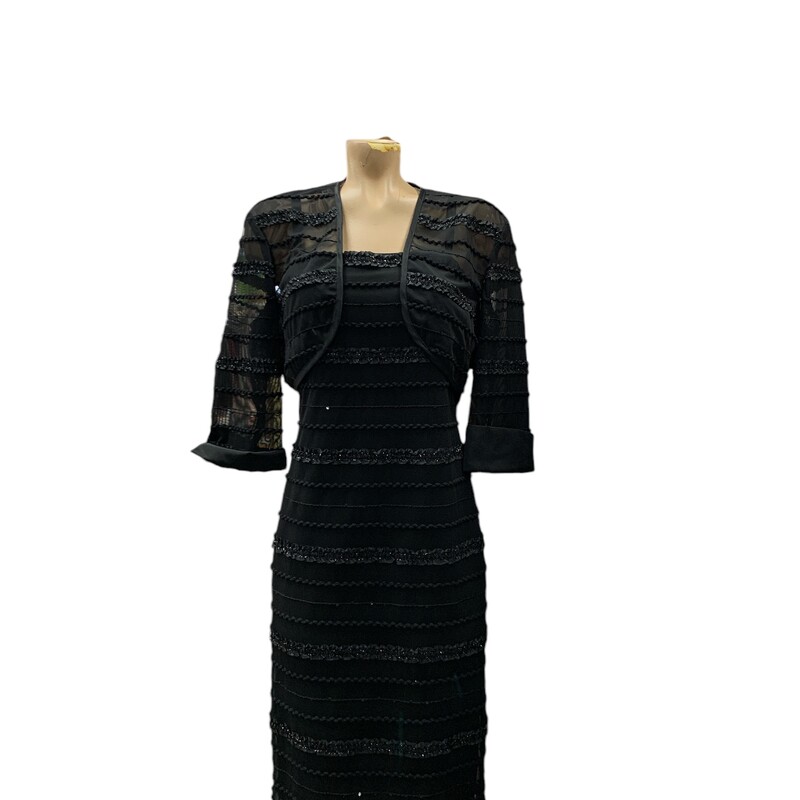 Laura W/ Bolero S14, Black, Size: L