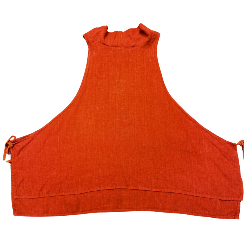 Bryn Walker Tunic Topper<br />
100% LINEN<br />
Color: Pumpkin Spice<br />
Size: XL