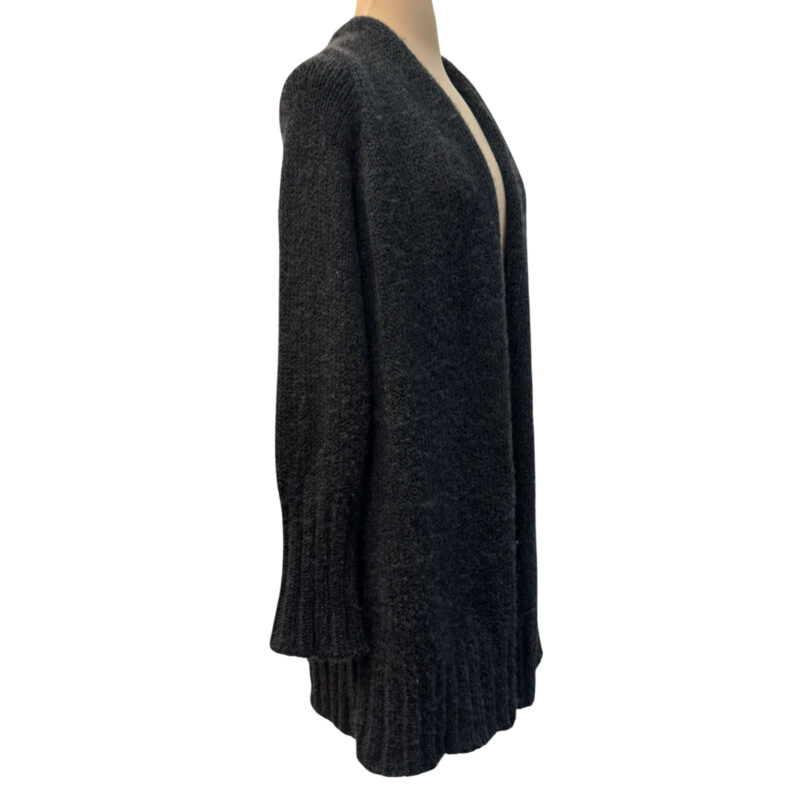 NEW Eileen Fisher Cocoon Cardigan<br />
Limited Edition<br />
60% Merino Wool 25% Cashmere 15% Silk<br />
Color: Dark Gray<br />
Size: Large<br />
Retails for $898