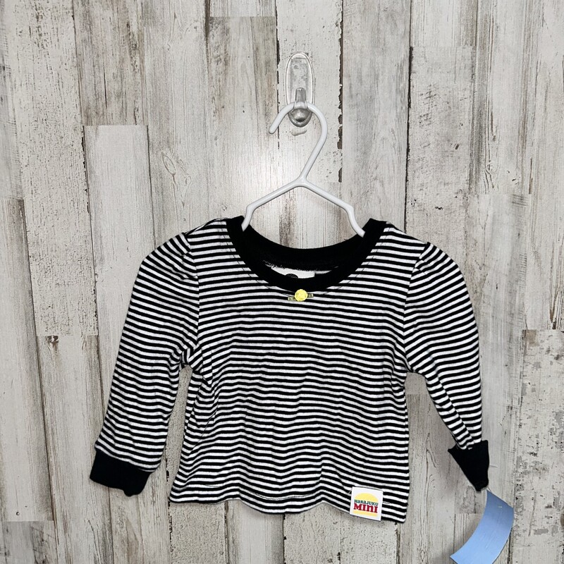 9M Black Striped Top