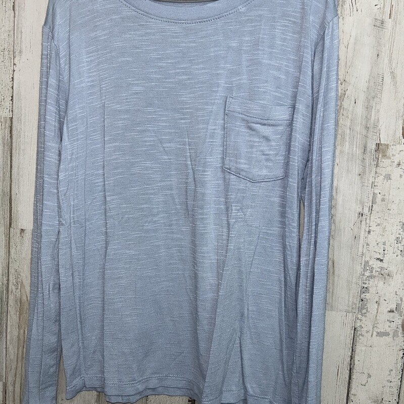 8 Lt Blue Pocket Top