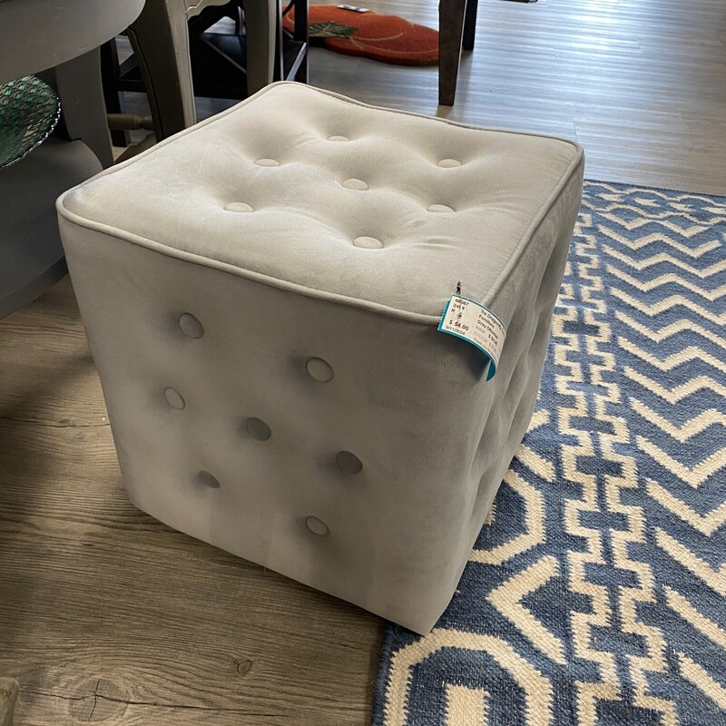 Gray Ottoman