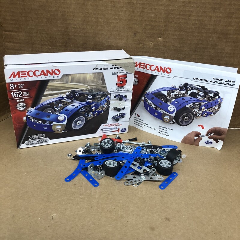 Meccano, Size: Building, Item: 165pcs