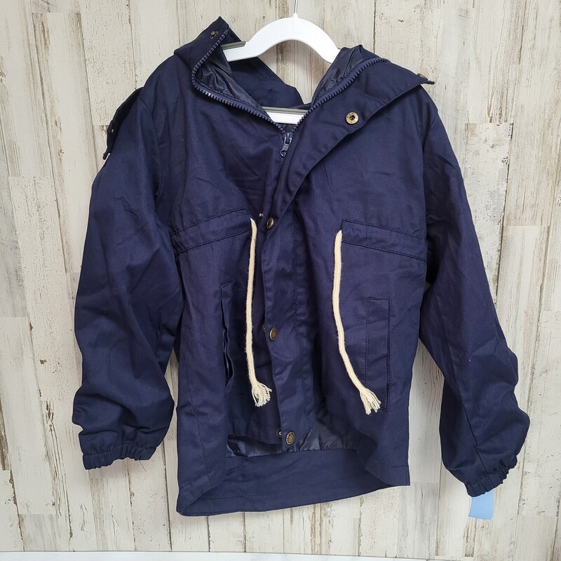 8/10 Navy Zip Jacket