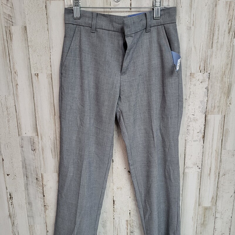 8 Grey Dress Pants, Grey, Size: Boy 5-8