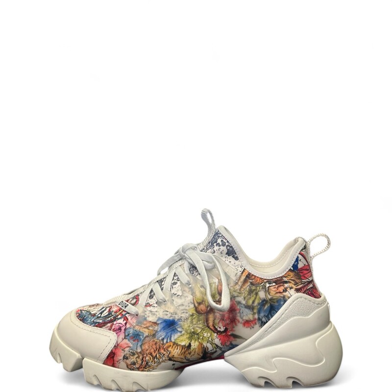 Dior Connect Chunky Floral Sneakers
 Size: 38.5

DC38.5

Some marks and scuffs
Comes with box and dust bags