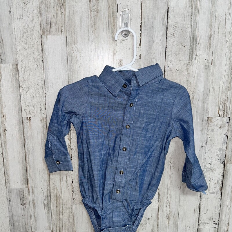 12M Chambray Button Up